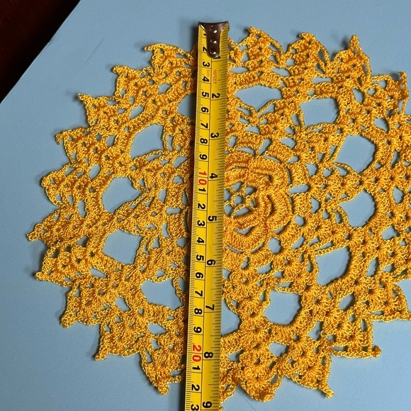 Hand Stitched Crochet table mats - Picture 4 of 6